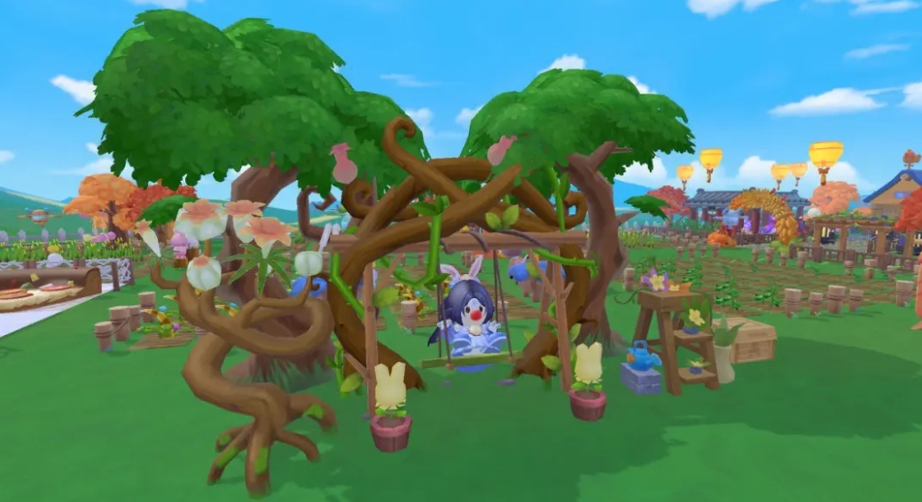 摩尔庄园东西怎么切换位置