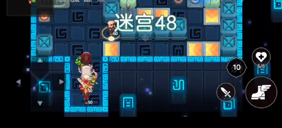 坎公骑冠剑迷宫48关怎么过
