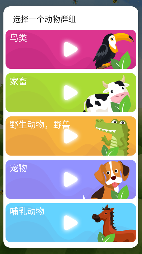 认识动物声音截图1