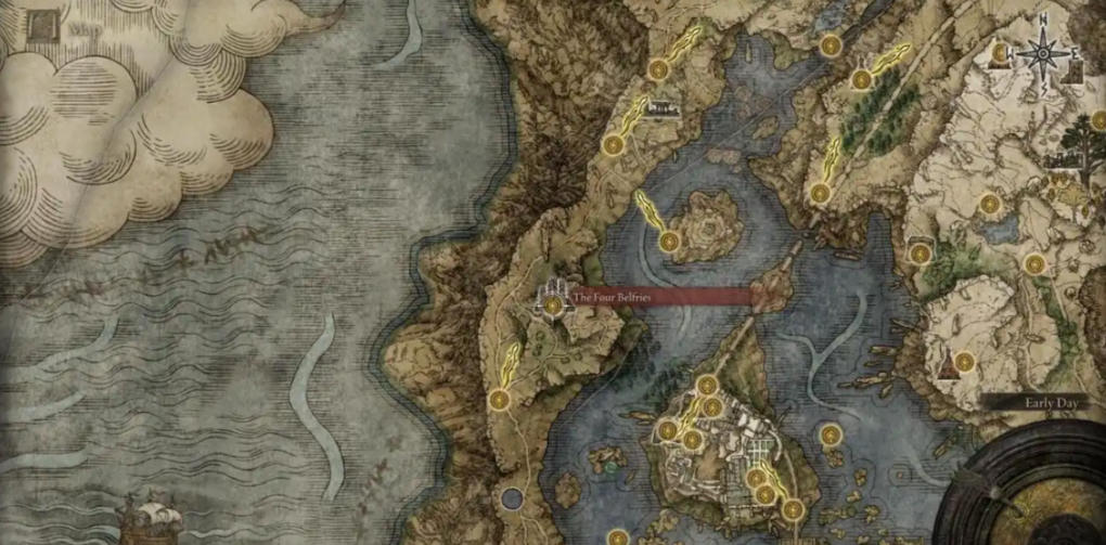 艾尔登法环初始地图怎么回去