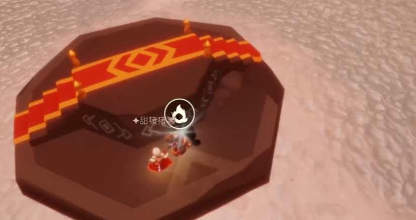 光遇霞谷右下的先祖怎么收