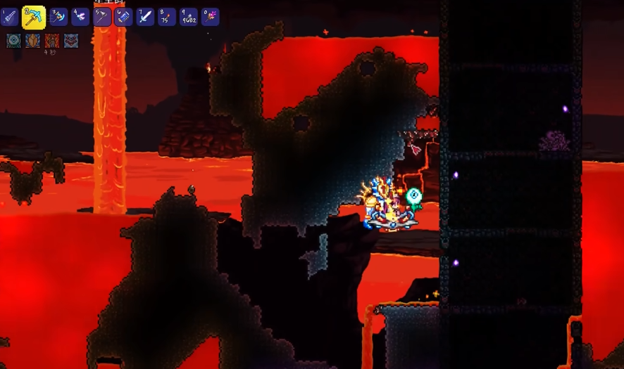 泰拉瑞亚狱岩矿在哪