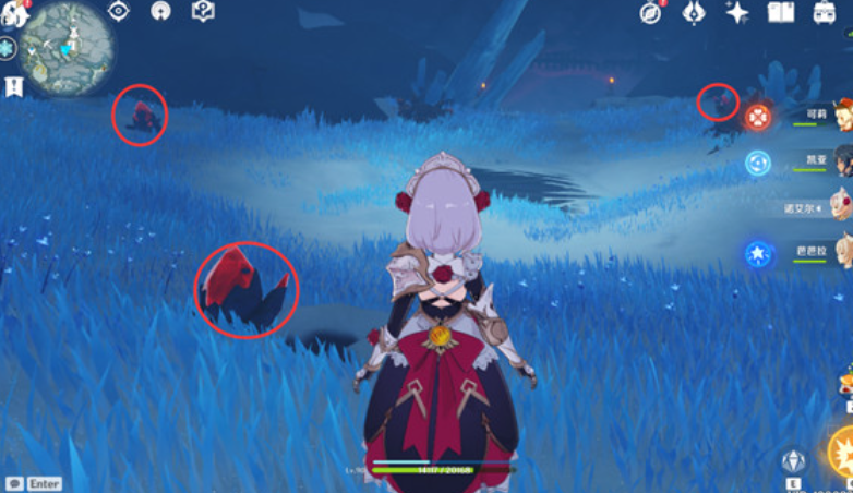 原神雪葬之都怎么带火焰微粒