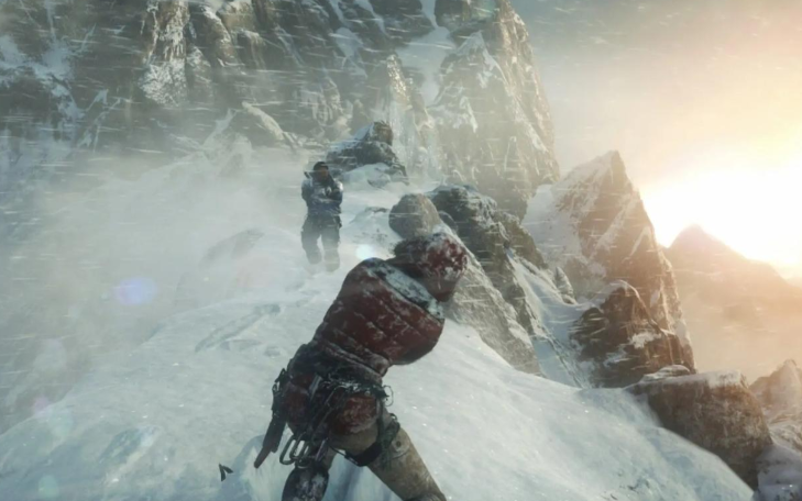 古墓丽影崛起雪崩那里怎么过