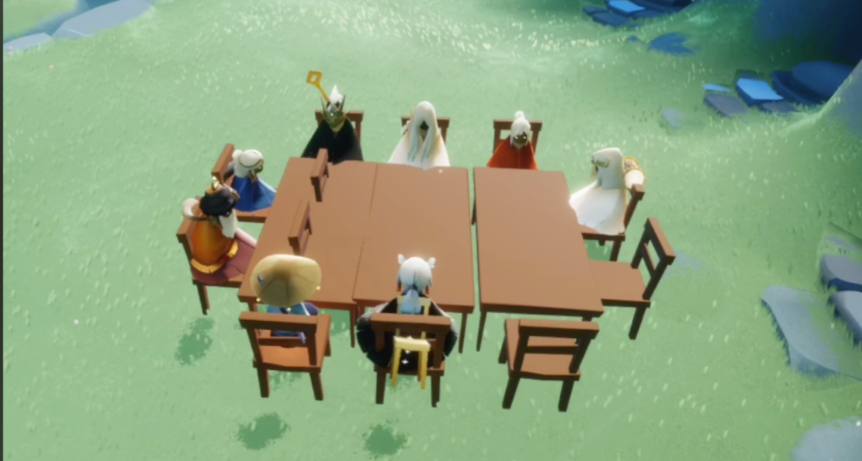 光遇道具桌子怎么收