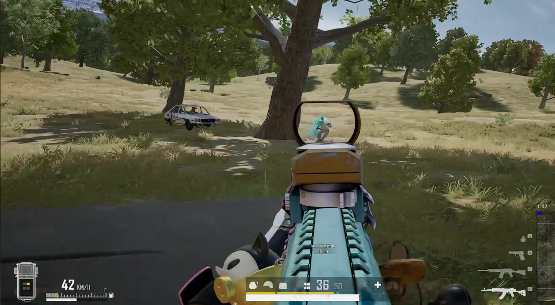 绝地求生如何用六倍镜压步枪