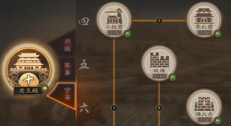 三国志战略版如何改城墙