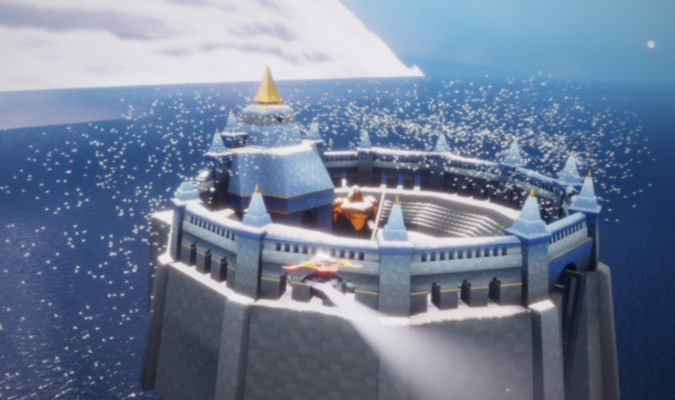 光遇终点千鸟城怎么飞