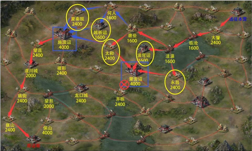 攻城掠地决战南诏用什么将