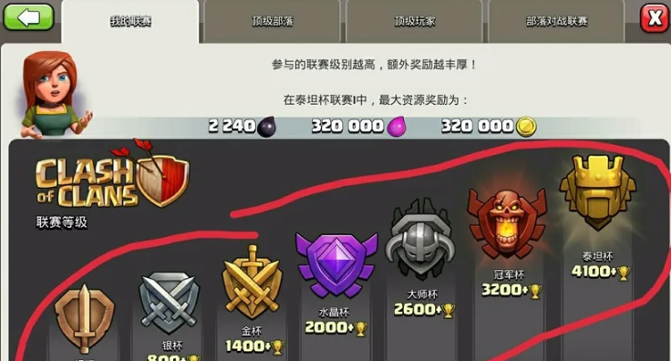 部落冲突奖杯哪里得