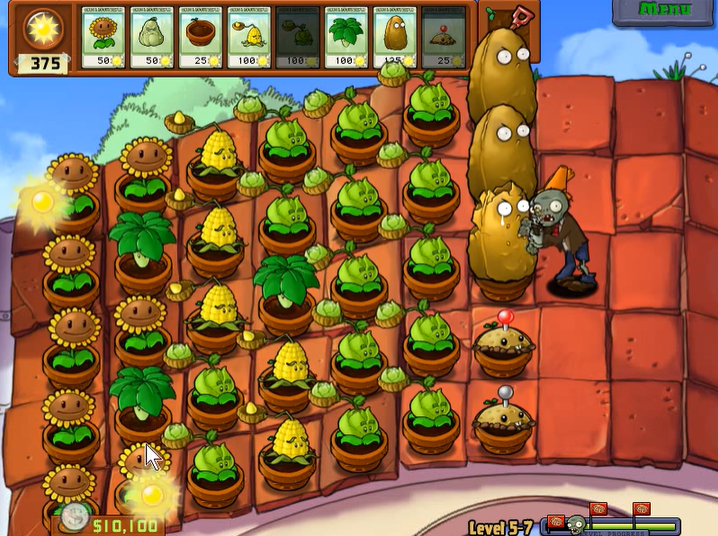 植物大战僵尸95版5-7怎么过